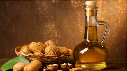 Combination of vodka, nuts and honey